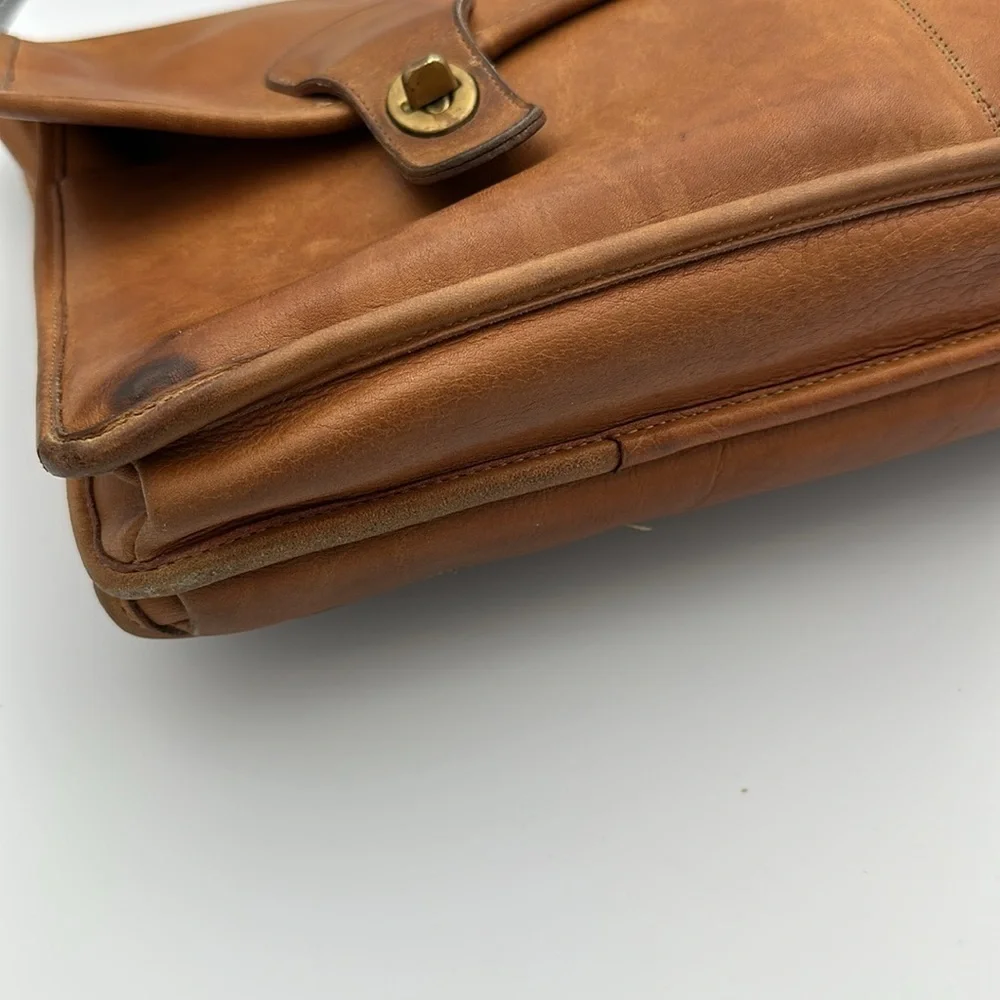 Vintage Coach Briefcase Tabac